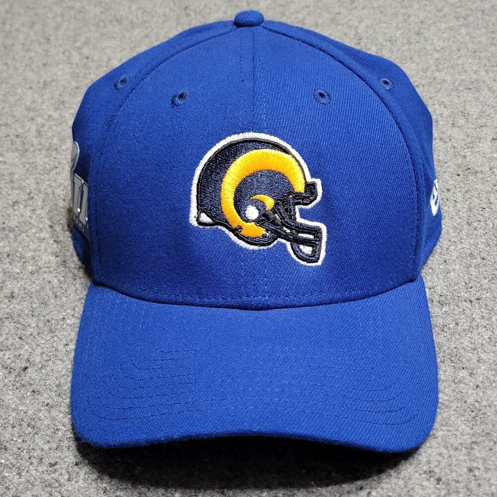 LA Rams Hat Baseball Cap Mens Large Extra Large Royal 39thirty Fitted SB LIII